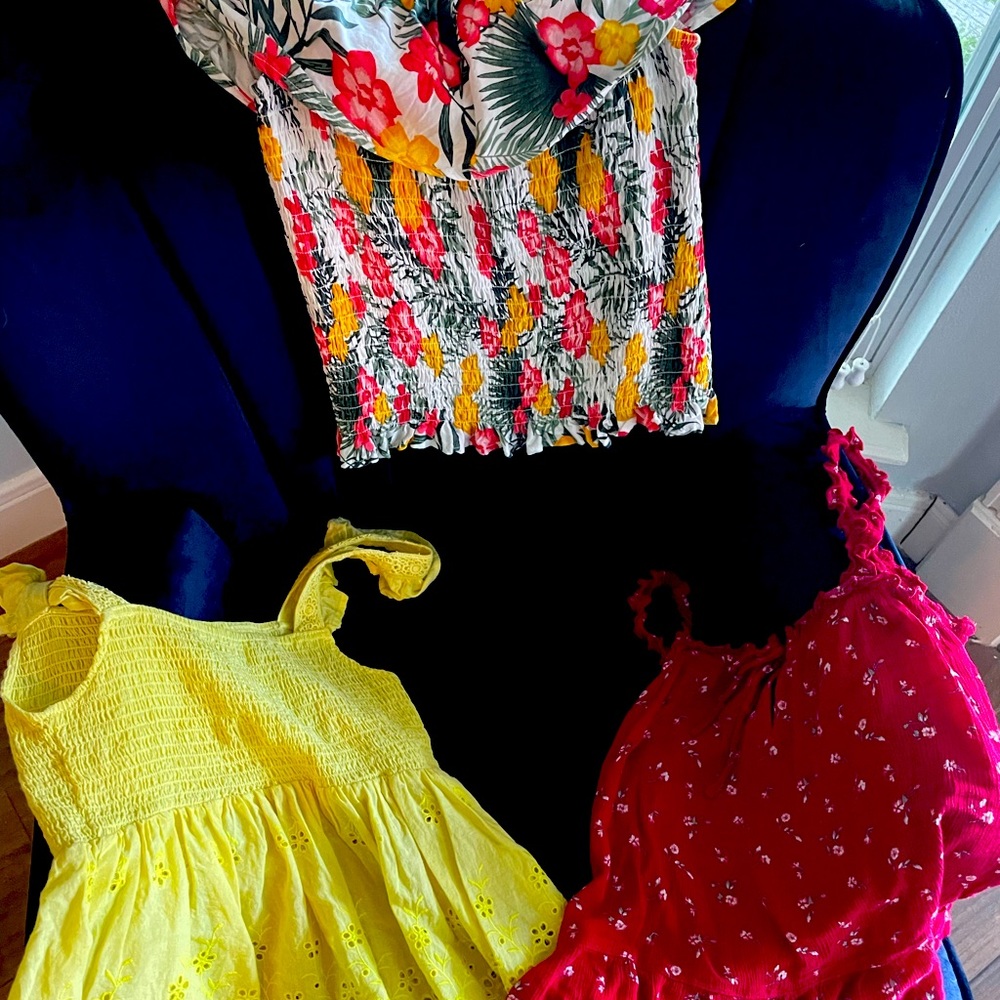 Bundle Girls summer shirts size small